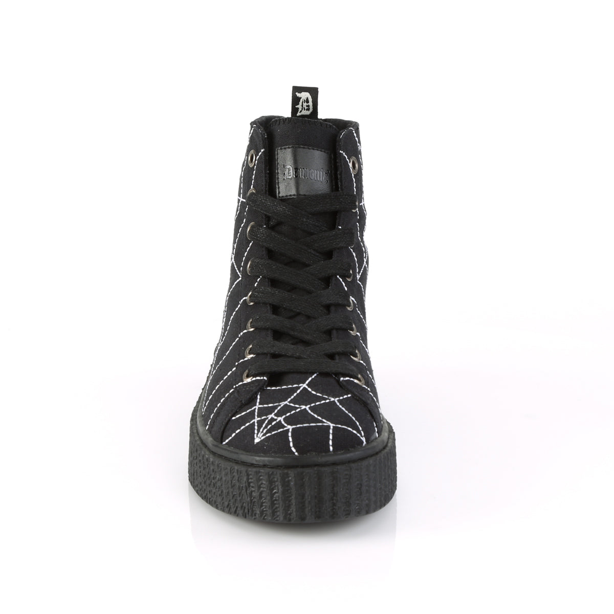DemoniaCult Stivali alla caviglia da uomo SNEEKER-250 tela blk