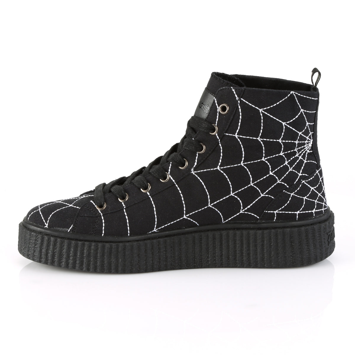 DemoniaCult Stivali alla caviglia da uomo SNEEKER-250 tela blk