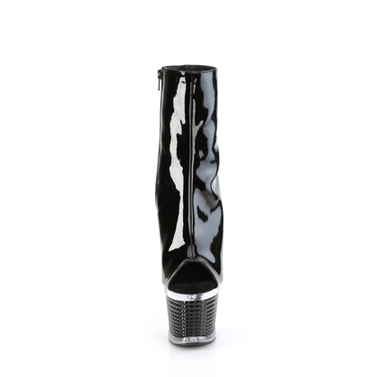 Pleaser  Stivaletti SPECTATOR-1012 BLK PAT / CLR-BLK