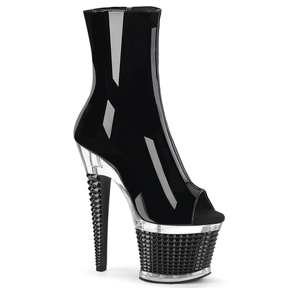 Pleaser  Stivaletti SPECTATOR-1012 BLK PAT / CLR-BLK