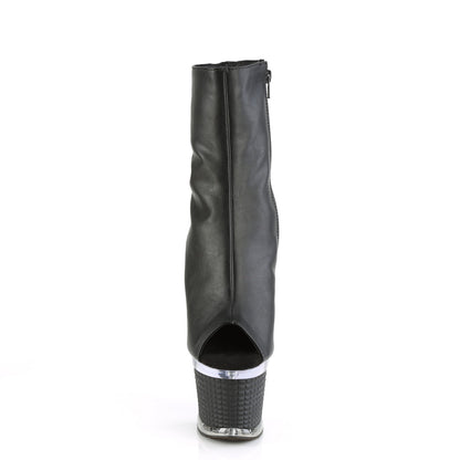 Pleaser  Stivaletti SPECTATOR-1012 BLK in ecopelle / CLR-BLK opaco