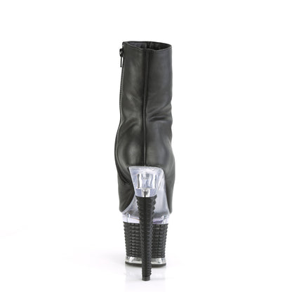 Pleaser  Stivaletti SPECTATOR-1012 BLK in ecopelle / CLR-BLK opaco