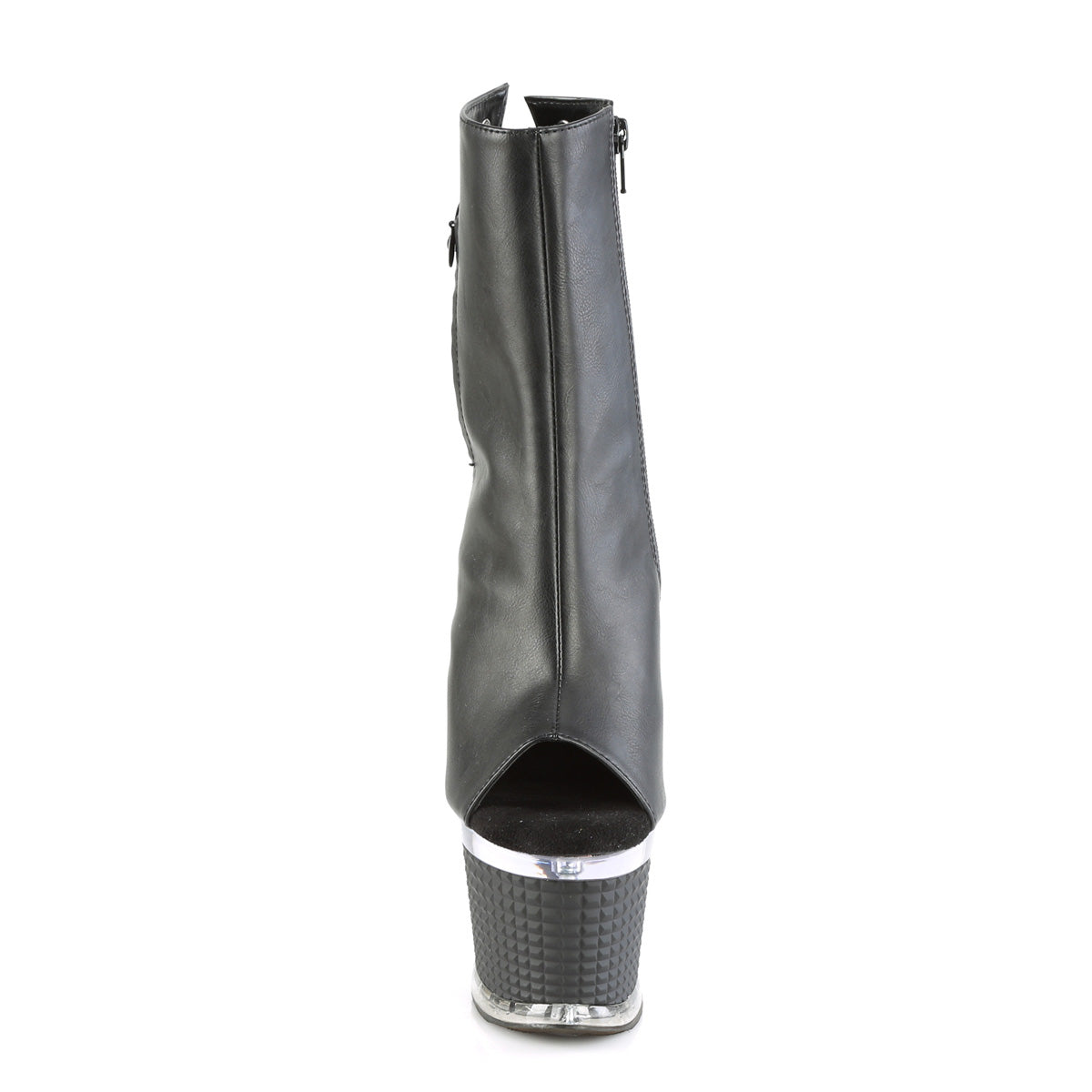 Pleaser  Stivaletti SPECTATOR-1018 BLK in ecopelle / CLR-BLK opaco