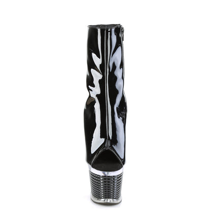 Pleaser  Stivaletti SPECTATOR-1021 BLK PAT / CLR-BLK