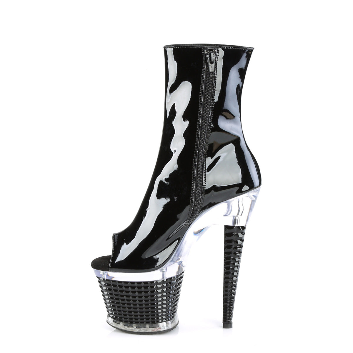 Pleaser  Stivaletti SPECTATOR-1021 BLK PAT / CLR-BLK