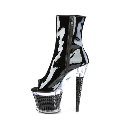 Pleaser  Stivaletti SPECTATOR-1021 BLK PAT / CLR-BLK
