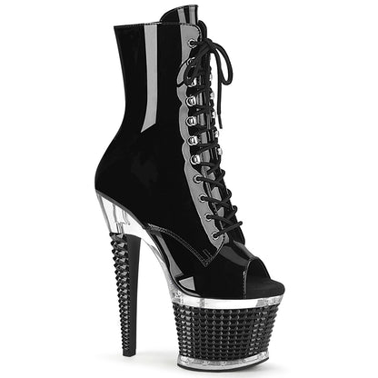 Pleaser  Stivaletti SPECTATOR-1021 BLK PAT / CLR-BLK