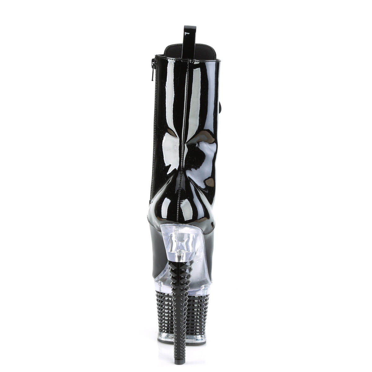 Pleaser  Stivaletti SPECTATOR-1040 BLK PAT / CLR-BLK