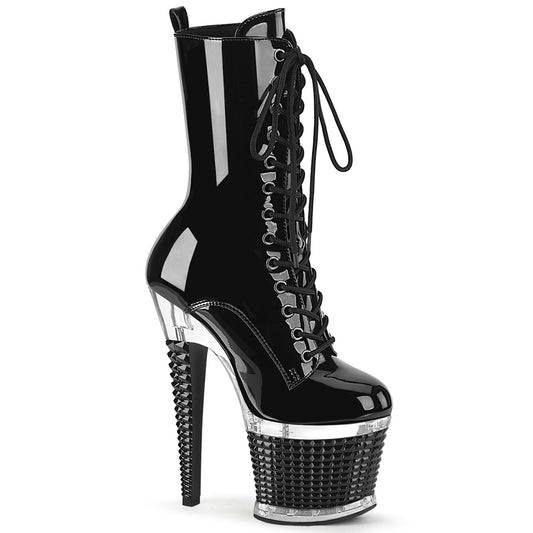 Pleaser  Ankle Boots SPECTATOR-1040 Blk Pat/Clr-Blk