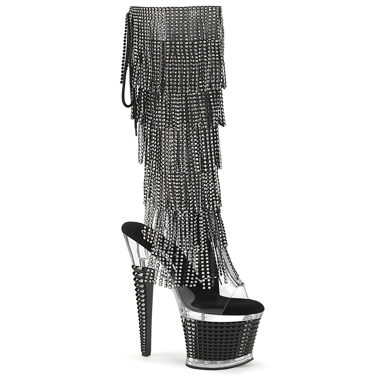 Pleaser  Ankle Boots SPECTATOR-2017RSF Clr-Blk/Clr-Blk