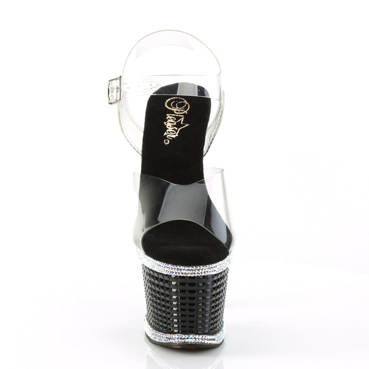 Pleaser  Sandali SPECTATOR-708RS CLR / BLK-RS