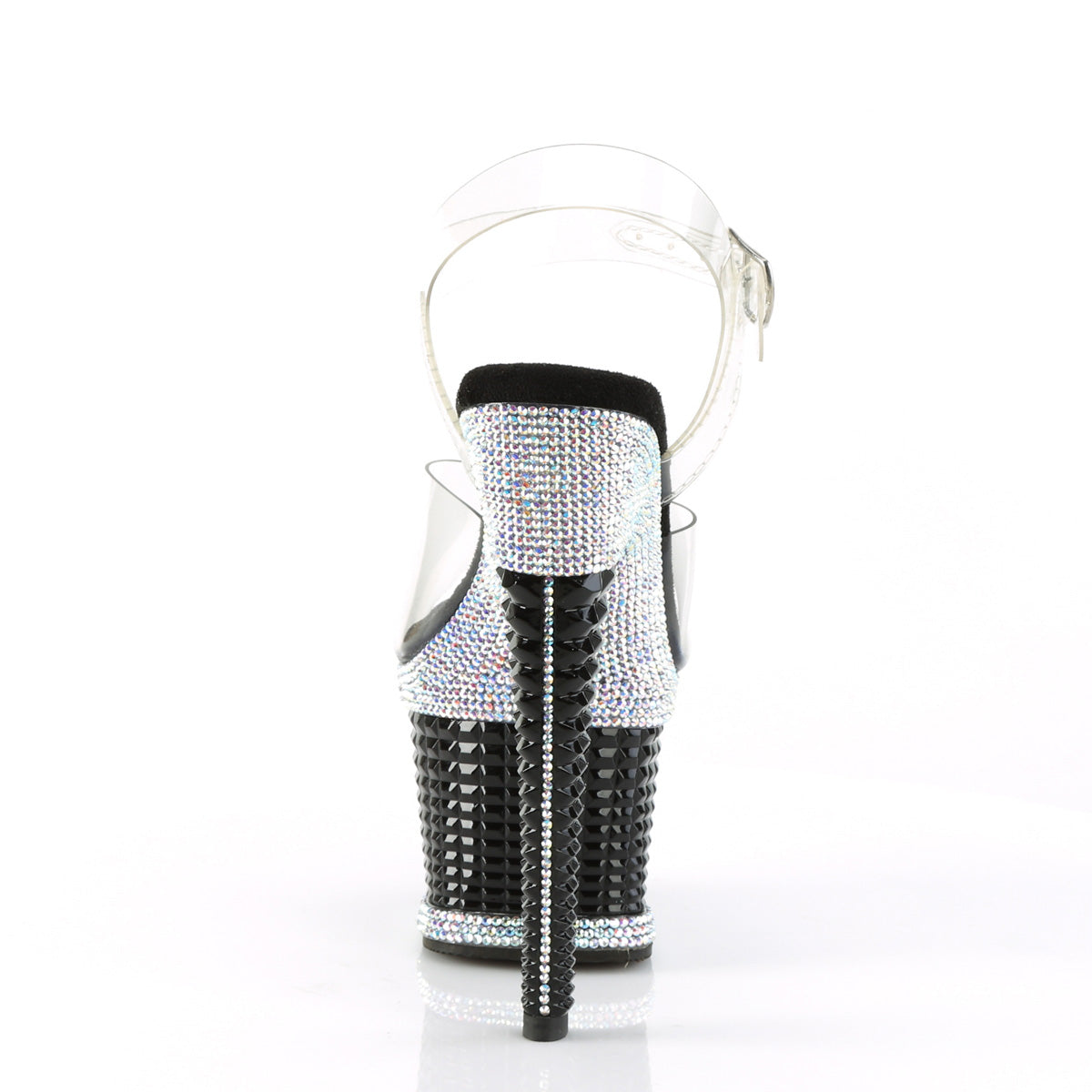 Pleaser  Sandali SPECTATOR-708RS CLR / BLK-RS