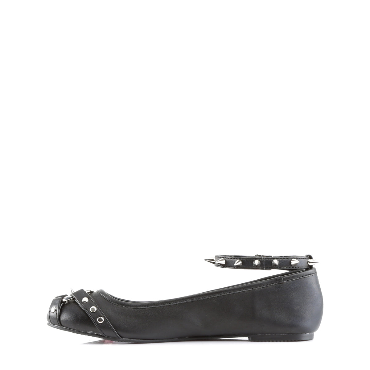 DemoniaCult Womens Low Shoe STAR-23 Blk Vegan Leather