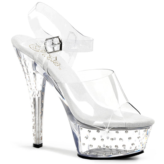 Pleaser Sandali da donna STARDUST-608 CLR / CLR