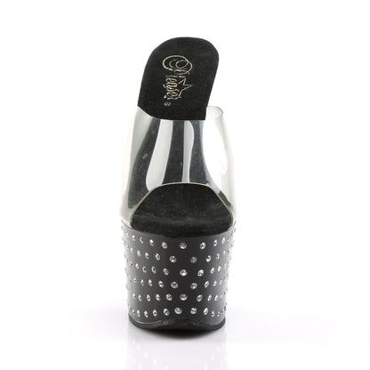 Pleaser Sandali da donna STARDUST-701 CLR / BLK