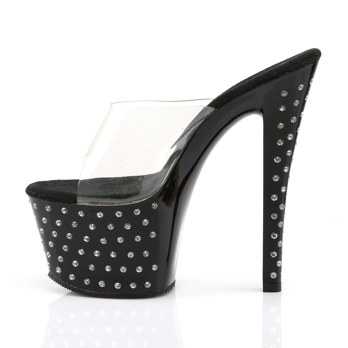 Pleaser Sandali da donna STARDUST-701 CLR / BLK