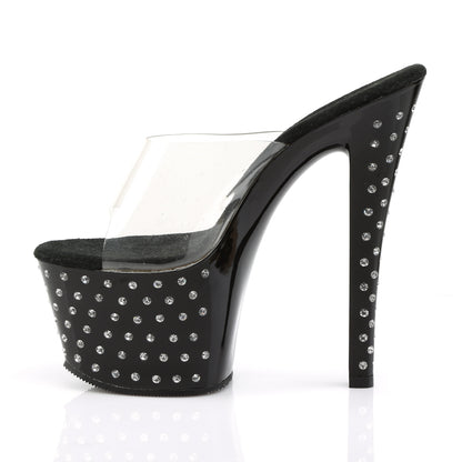 Pleaser Sandali da donna STARDUST-701 CLR / BLK