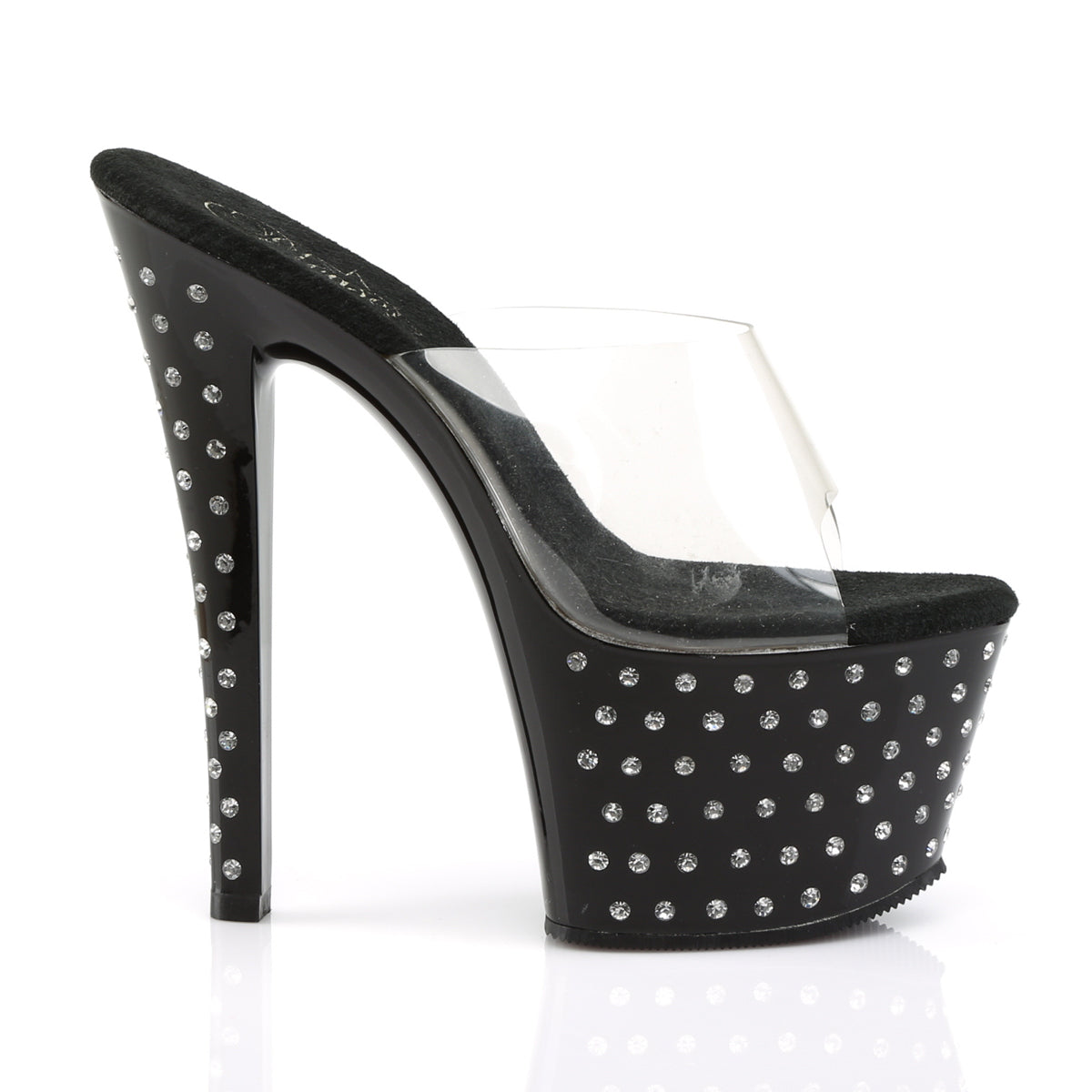Pleaser Sandali da donna STARDUST-701 CLR / BLK