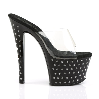 Pleaser Sandali da donna STARDUST-701 CLR / BLK