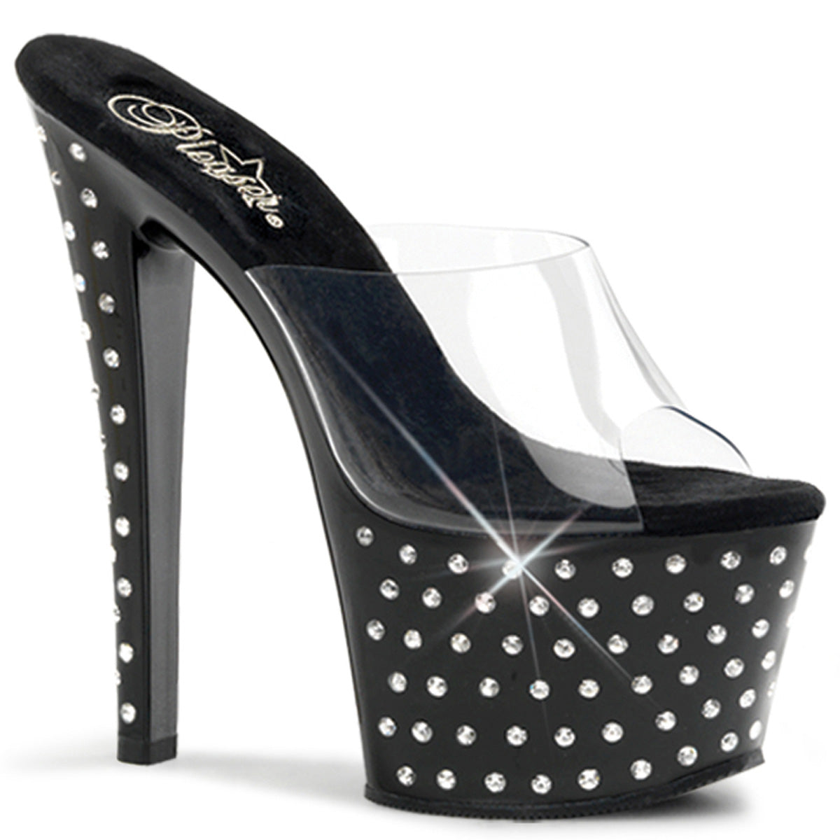 Pleaser Sandali da donna STARDUST-701 CLR / BLK