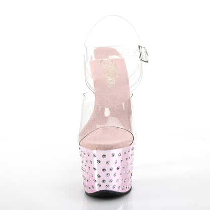 Pleaser Da donna  STARDUST-708 CLR/B. Chrome rosa