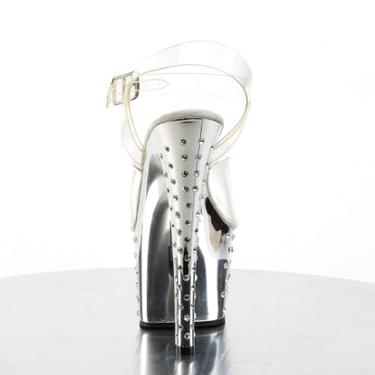 Pleaser Sandali da donna STARDUST-708 CLR / SLV Chrome