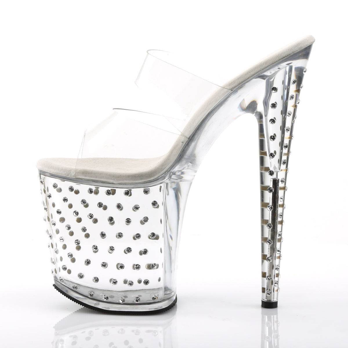 Pleaser Sandali da donna STARDUST-802 CLR / CLR