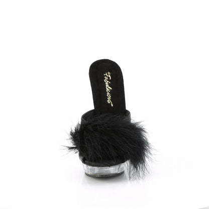 Fabulicious  Sandali SULTRY-601F BLK PU-MARABOU Pelliccia / CLR