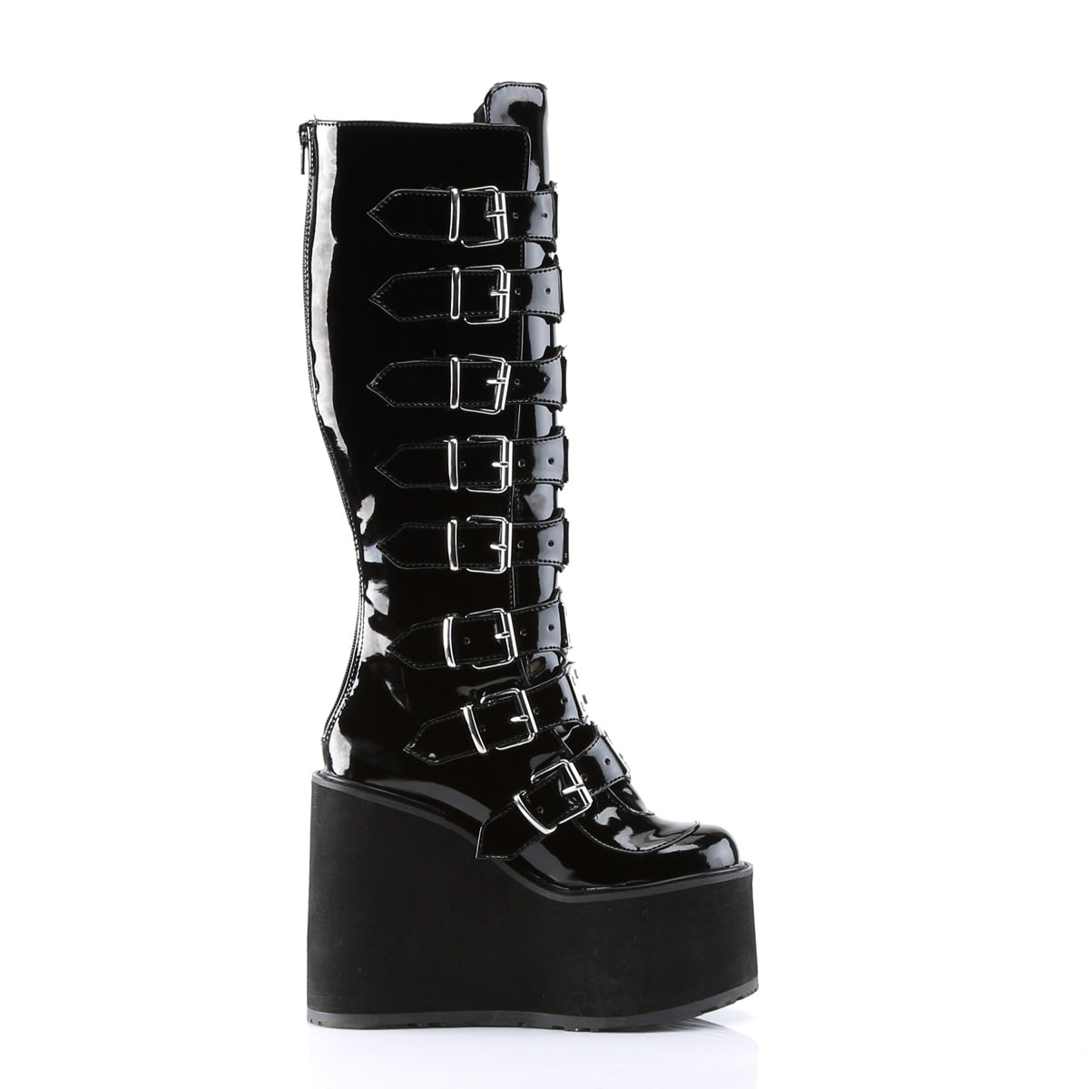 DemoniaCult Womens Boots SWING-815 Blk Pat