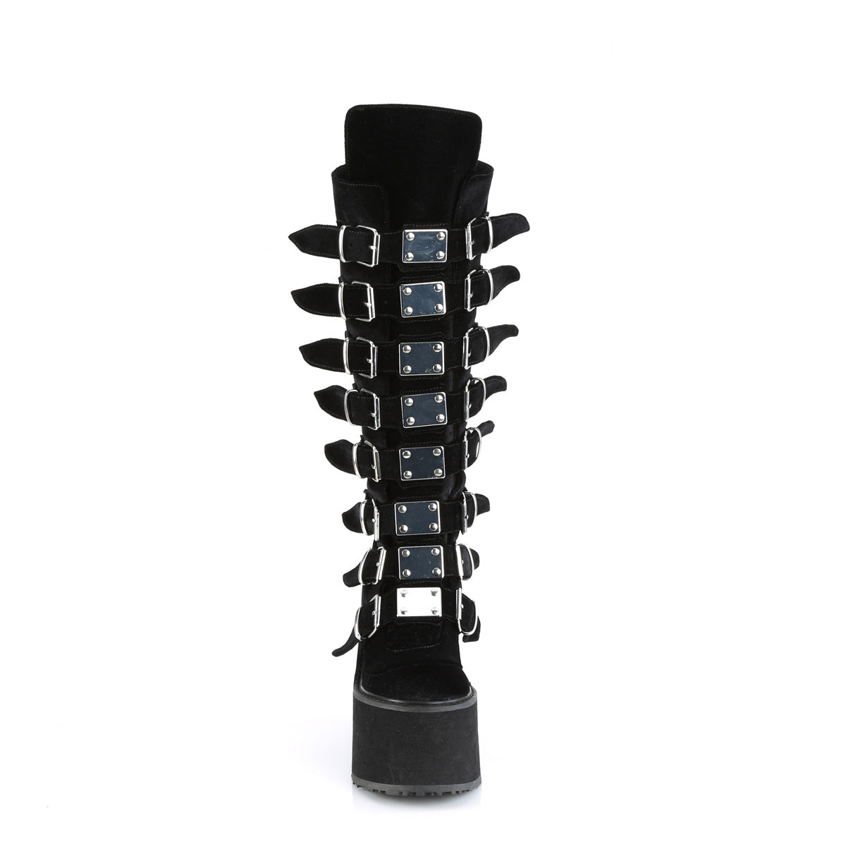 DemoniaCult  Boots SWING-815 Blk Velvet