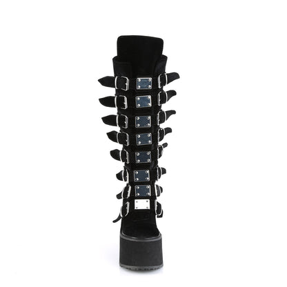 DemoniaCult  Stivali SWING-815 velluto blk