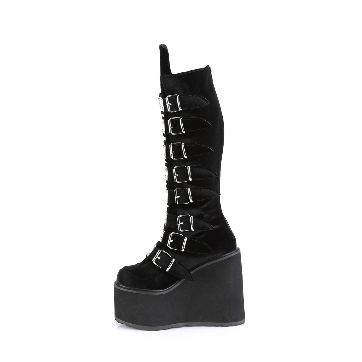 DemoniaCult  Stivali SWING-815 velluto blk