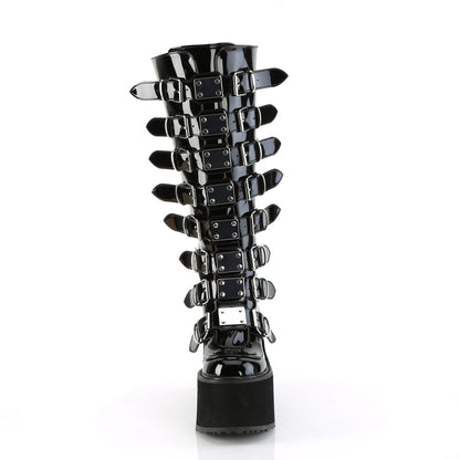 DemoniaCult  Boots SWING-815WC Blk Pat