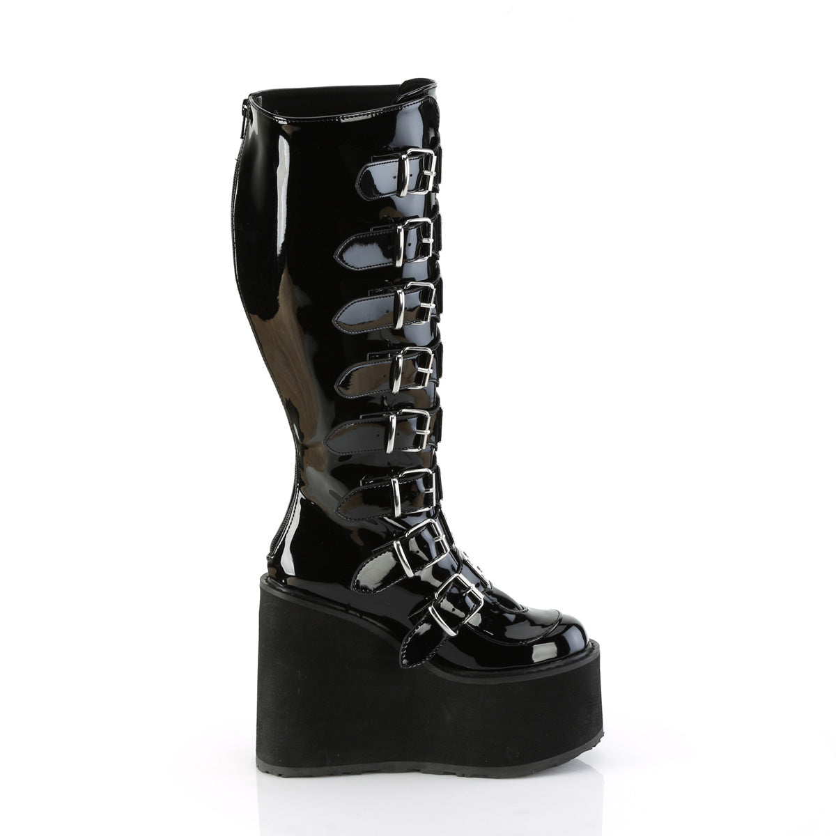 DemoniaCult  Boots SWING-815WC Blk Pat