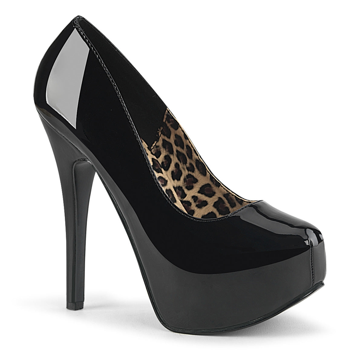 Bordello Pompe da donna TEEZE-06 Blk Pat.