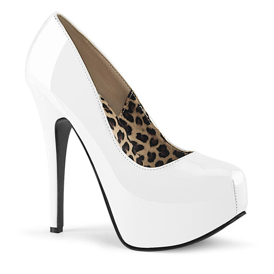 Bordello Womens Pumps TEEZE-06 Wht Pat