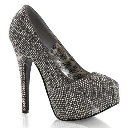 Bordello Pompe da donna TEEZE-06R Grey Satin-Pyter Rs