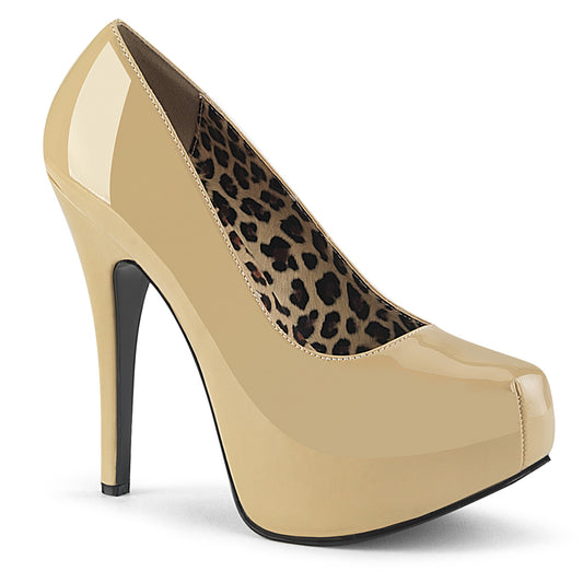 Pleaser Pink Label Pompe da donna TEEZE-06W Cream Pat.