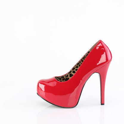 Pleaser Pink Label Pompe da donna TEEZE-06w pat rossa