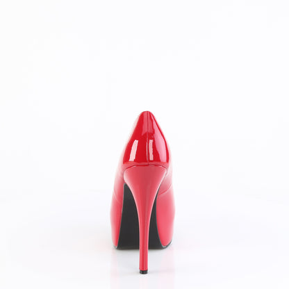 Pleaser Pink Label Pompe da donna TEEZE-06w pat rossa