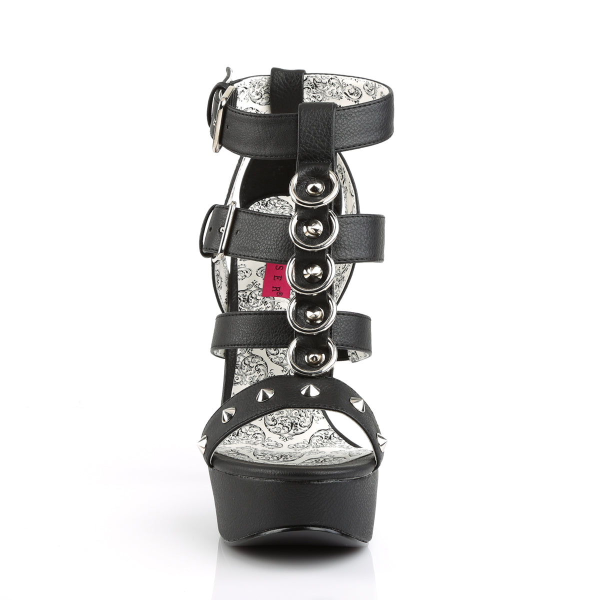 Pleaser Pink Label Pompe da donna TEEZE-42W BLK Pelle ecopelle