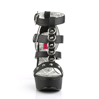 Pleaser Pink Label Pompe da donna TEEZE-42W BLK Pelle ecopelle