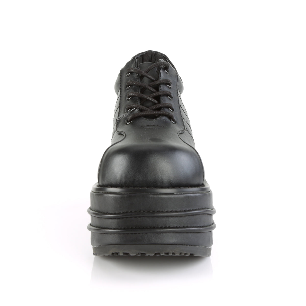 DemoniaCult Stivali da uomo TEMPO-08 pelle vegana BLK