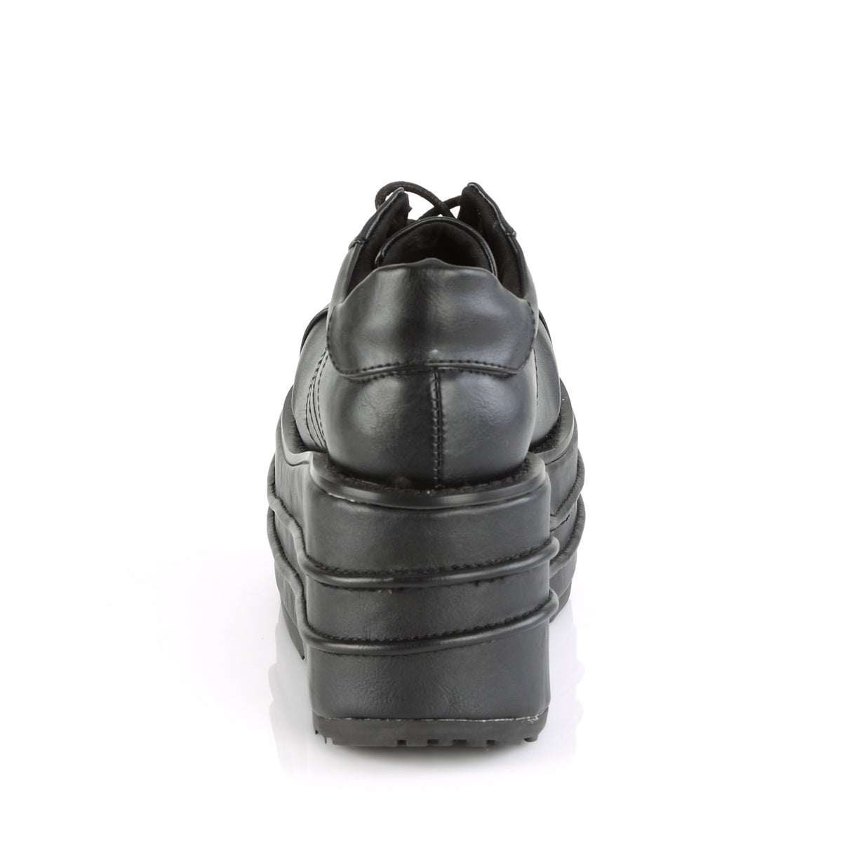 DemoniaCult Stivali da uomo TEMPO-08 pelle vegana BLK