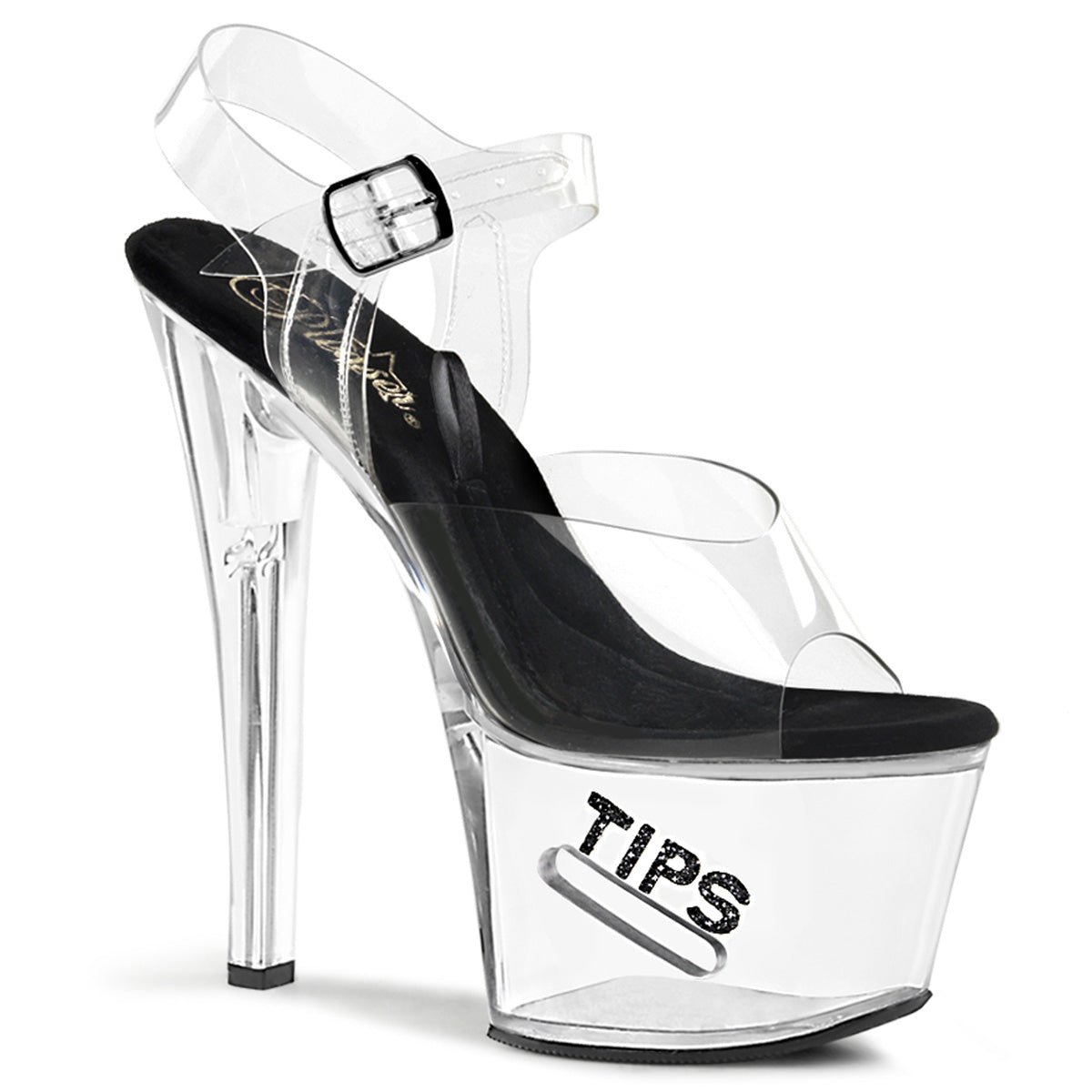 Pleaser Sandali da donna TIPJAR-708-5 CLR-BLK / CLR