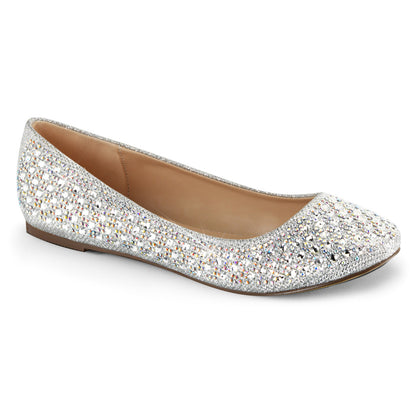 Fabulicious Pompe da donna TREAT-06 tessuto di maglia glitter slv