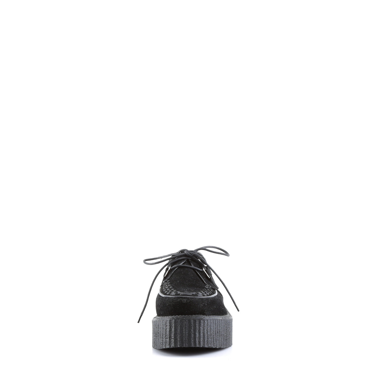 DemoniaCult Scarpa bassa maschile V-CREEPER-502s BLK Sueme vegano
