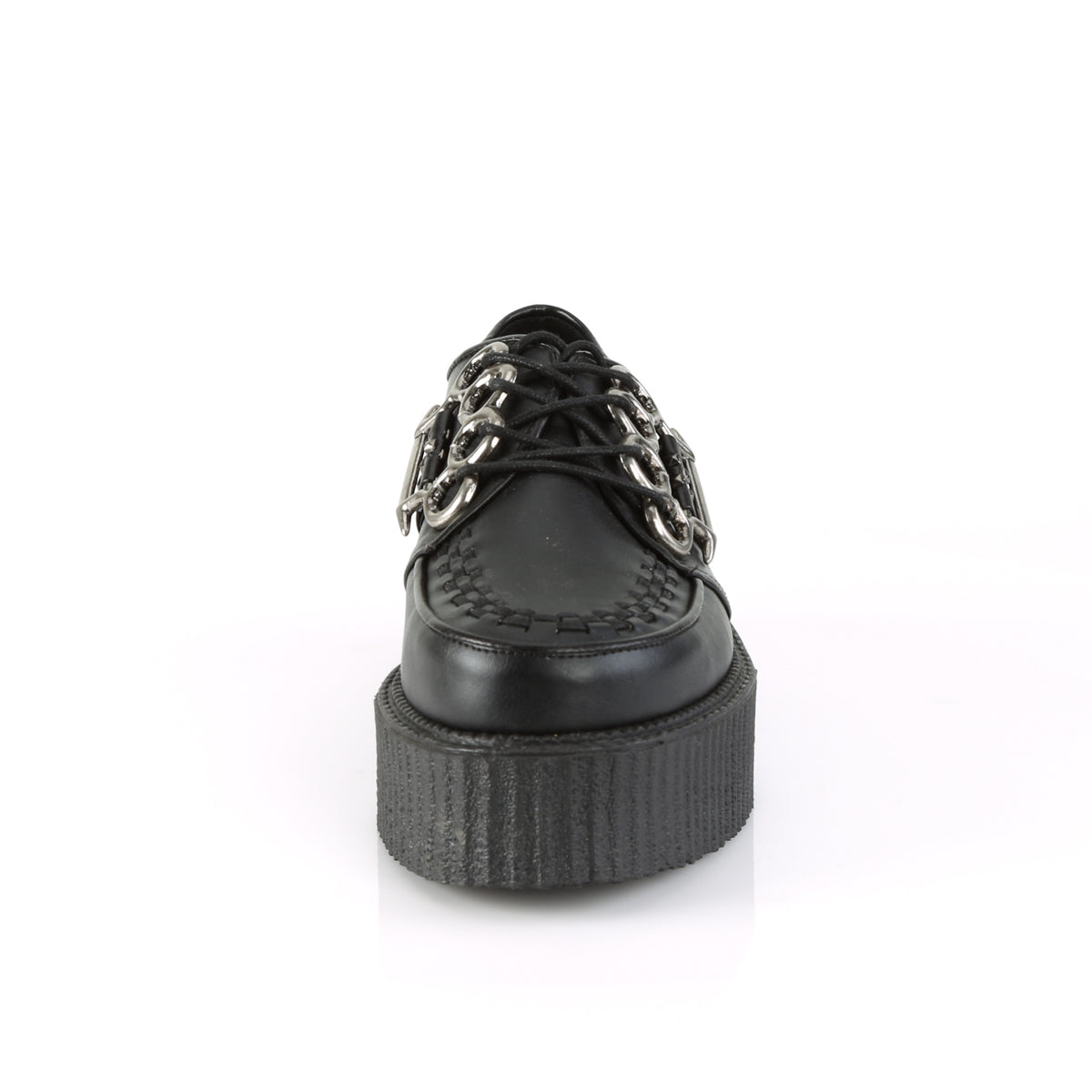 DemoniaCult Scarpa bassa maschile V-CREEPER-516 pelle vegana BLK