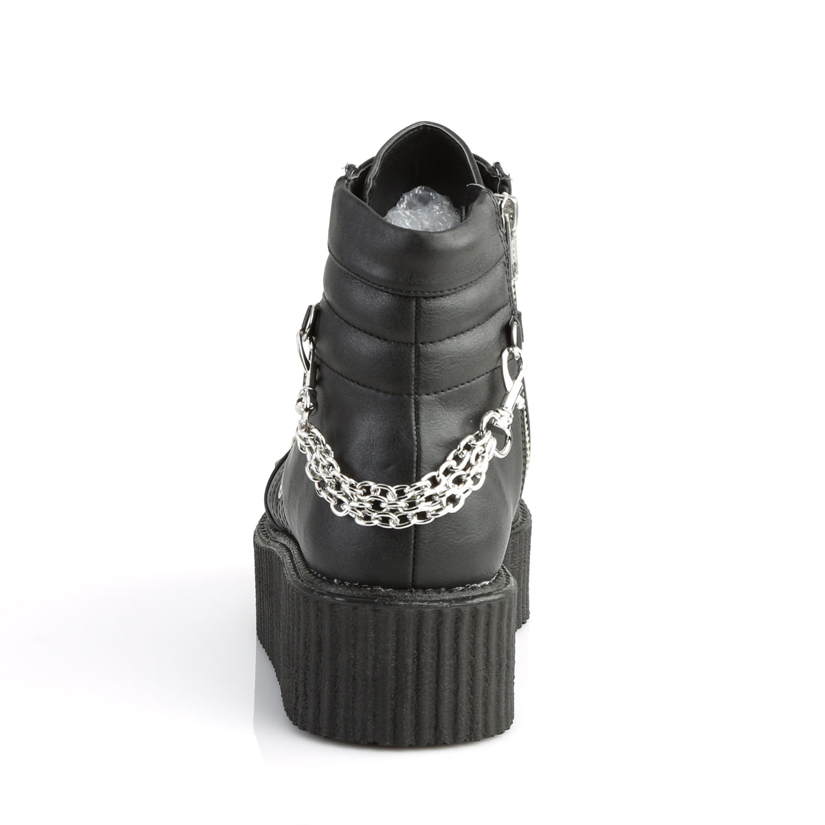 DemoniaCult Scarpa bassa maschile V-CREEPER-565 pelle vegana BLK