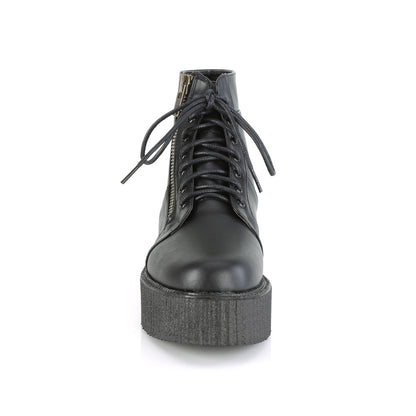 DemoniaCult Scarpa bassa maschile V-CREEPER-571 pelle vegana BLK